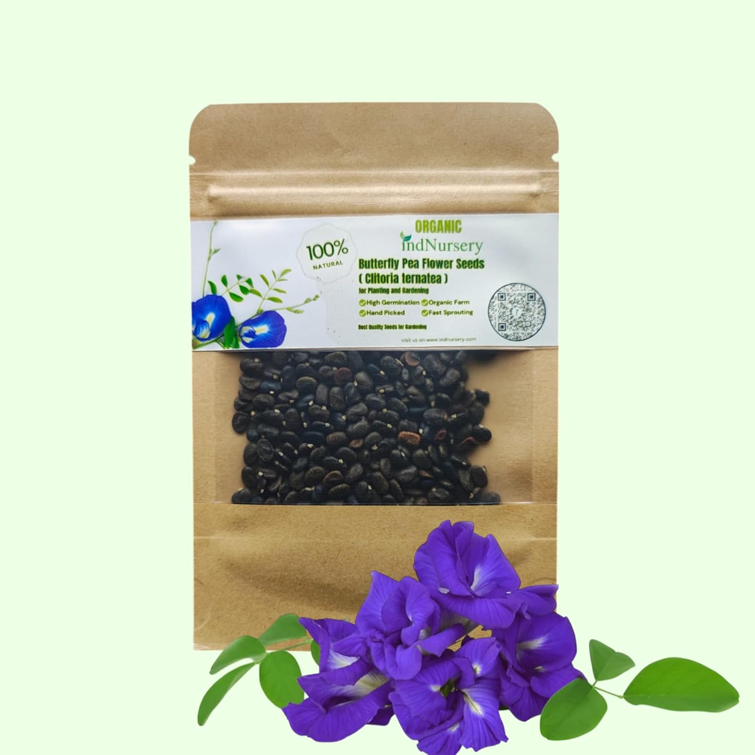 Butterfly Pea Flower Seeds for Planting (Blue, Pack of 10 g)