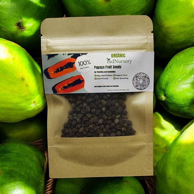 Papaya Seeds for Planting (Yellow, Pack of 5g)